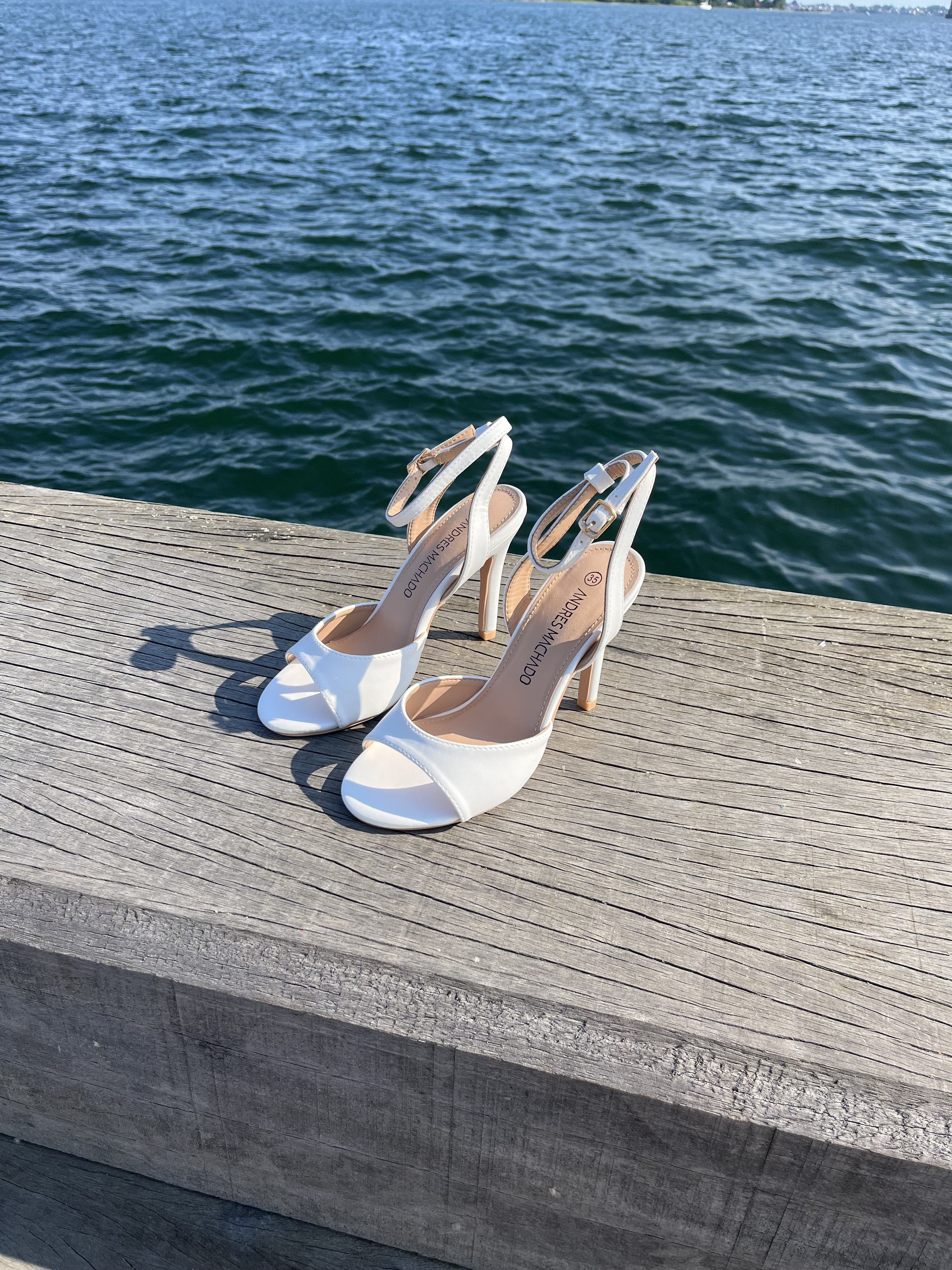 Andres Machado - Hvid pumps