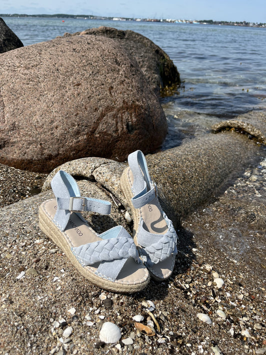andres machado - lyseblå sandal