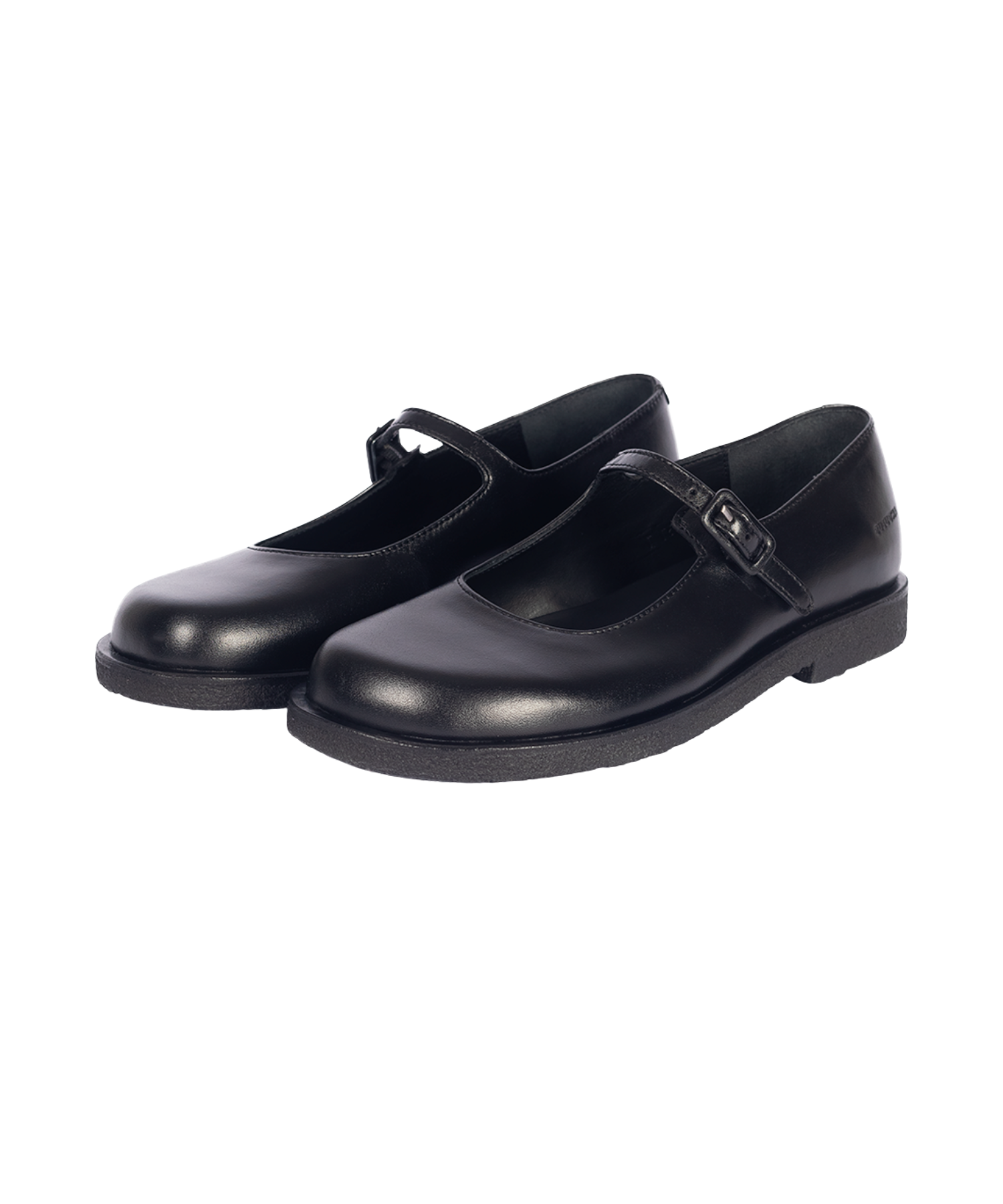 Angulus - Sort dame Ballerina med bred pasform