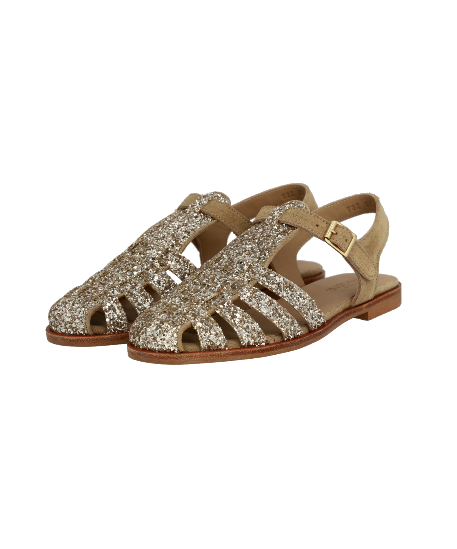 Angulus - Glitter damesandal