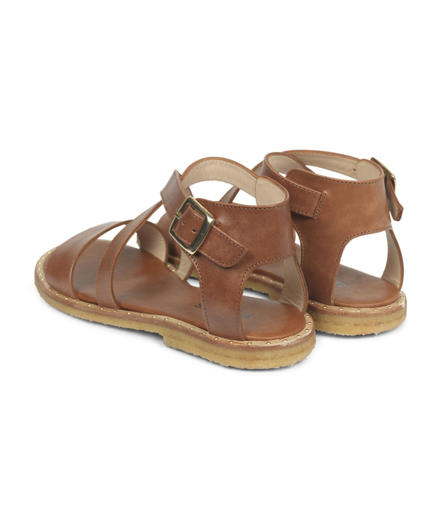 Angulus  - Brun sandal med kryds remme