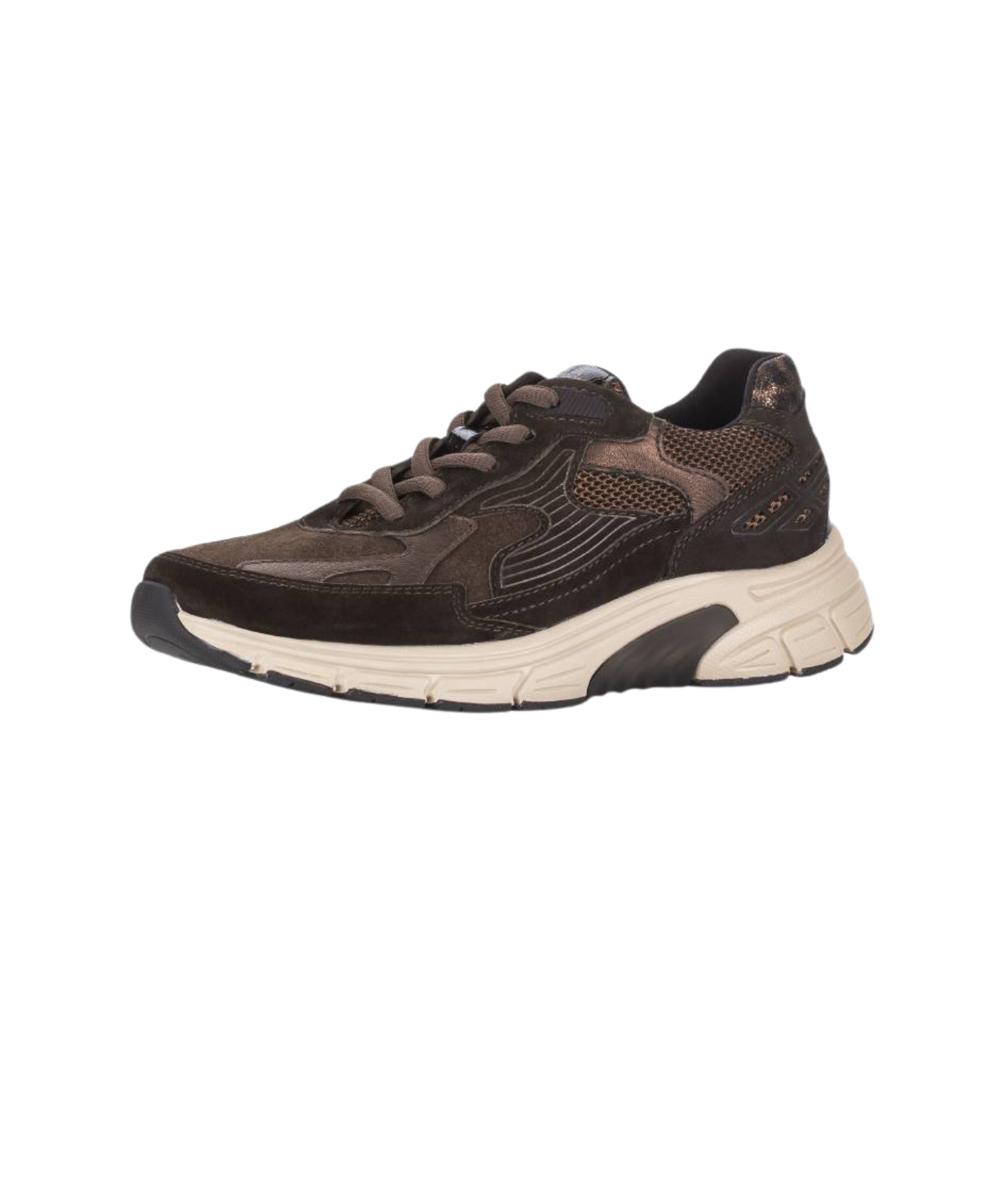 Gabor Rollingsoft - Brun dame sneakers
