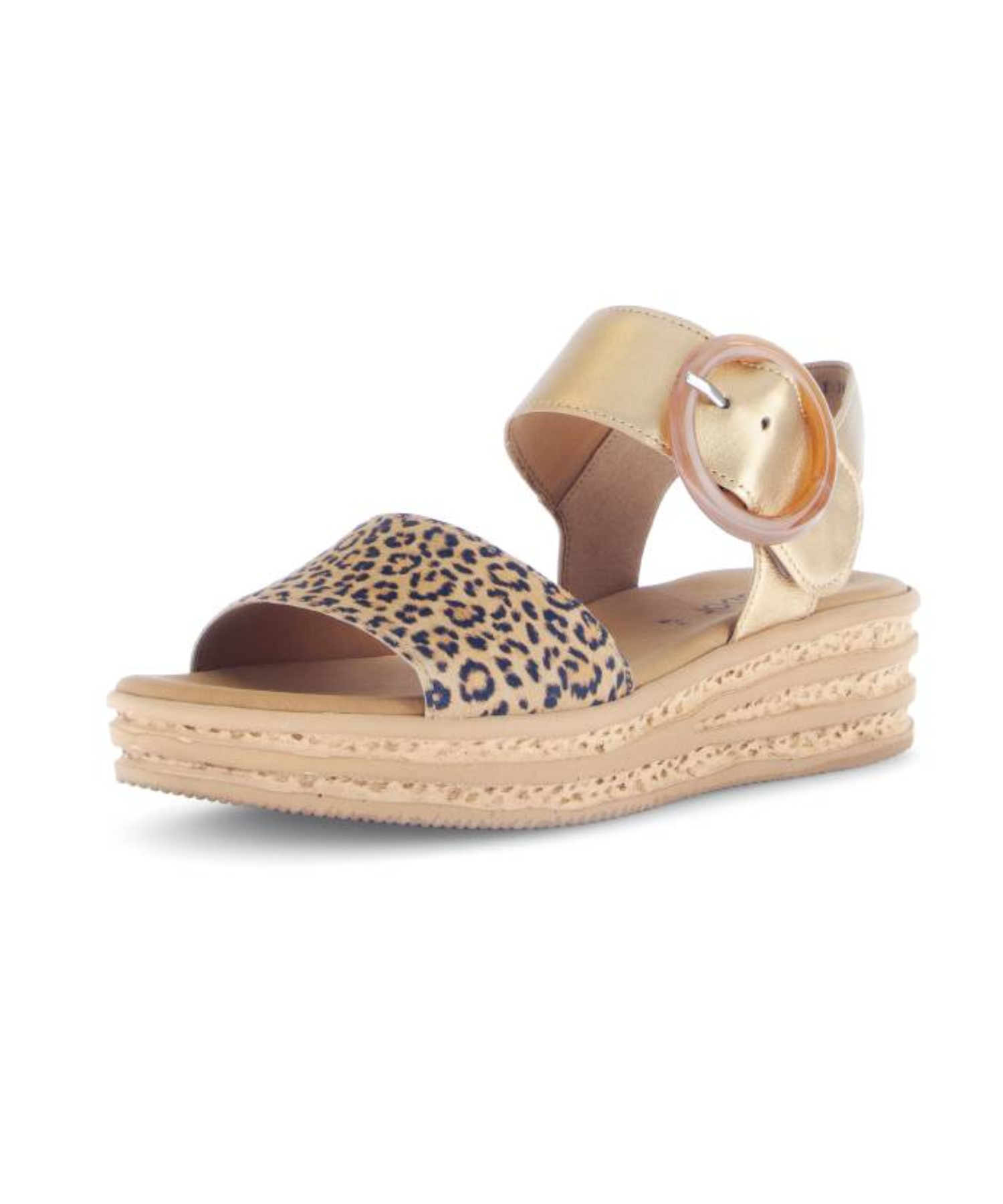 Gabor - Sandal med leopard