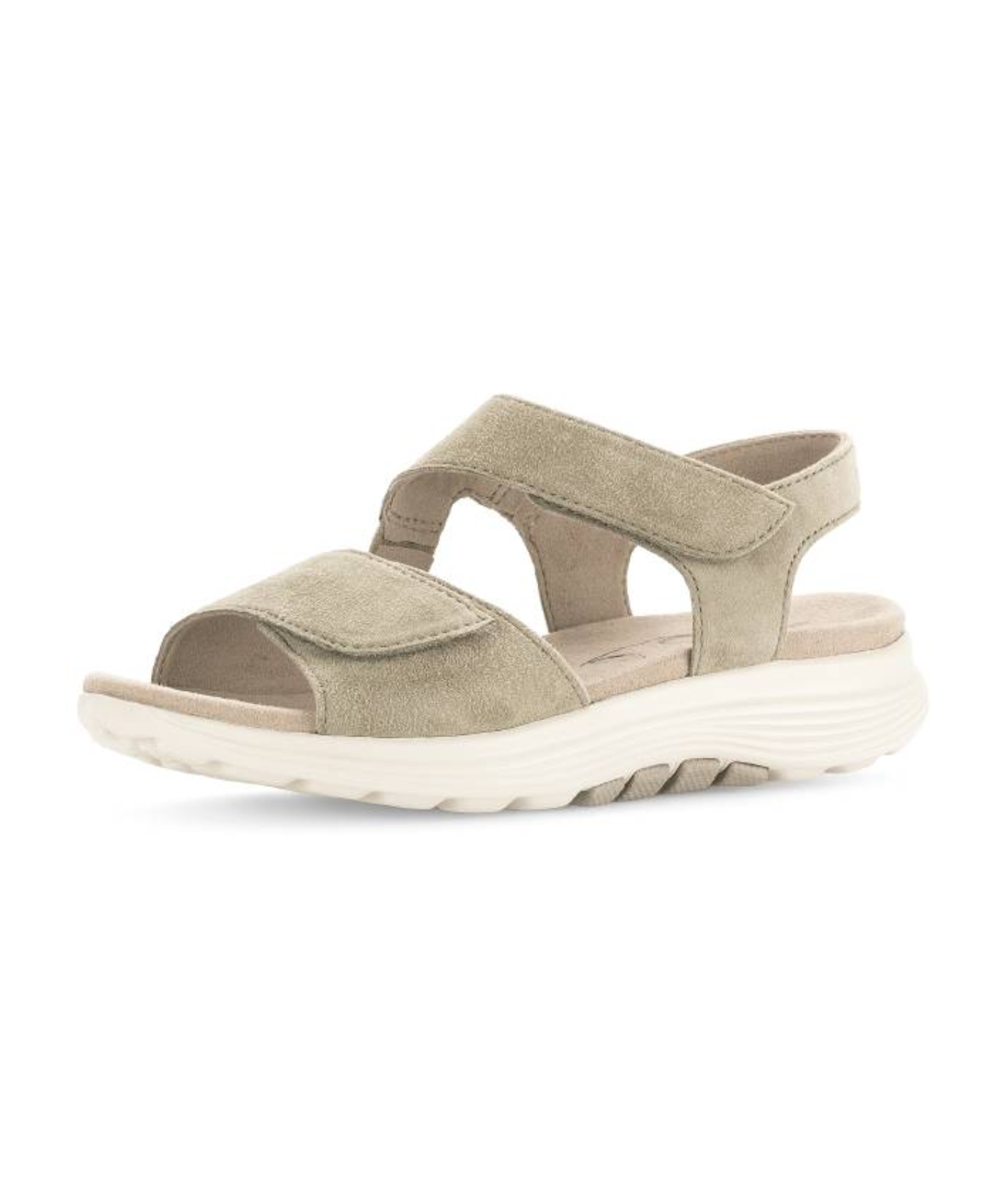 Gabor Rollingsoft - Lys sandal med velcro