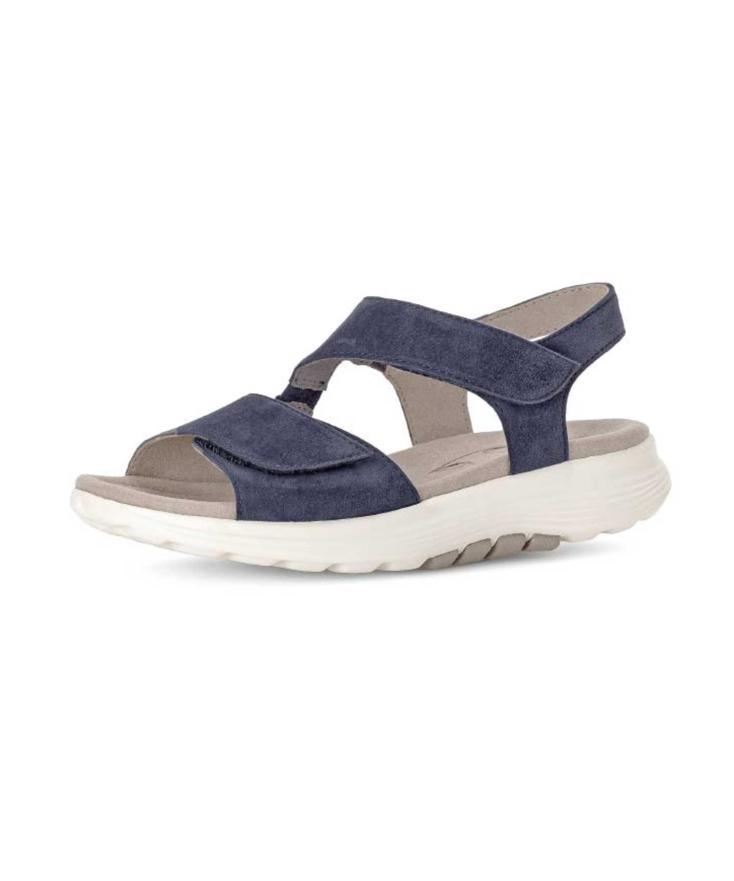 Gabor Rollingsoft - Blå sandal med velcro