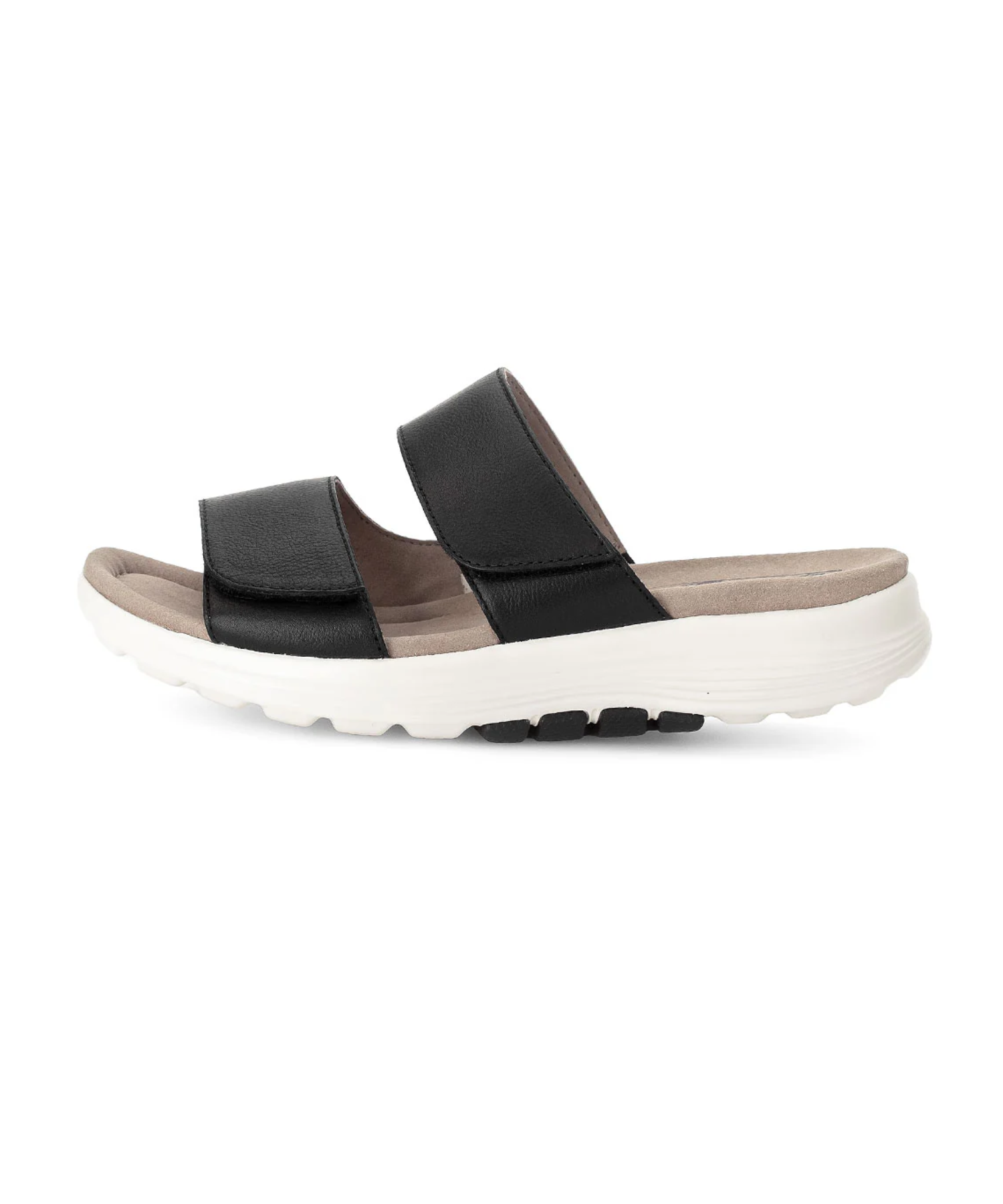 Gabor Rollingsoft - Sort slip-in damesandal