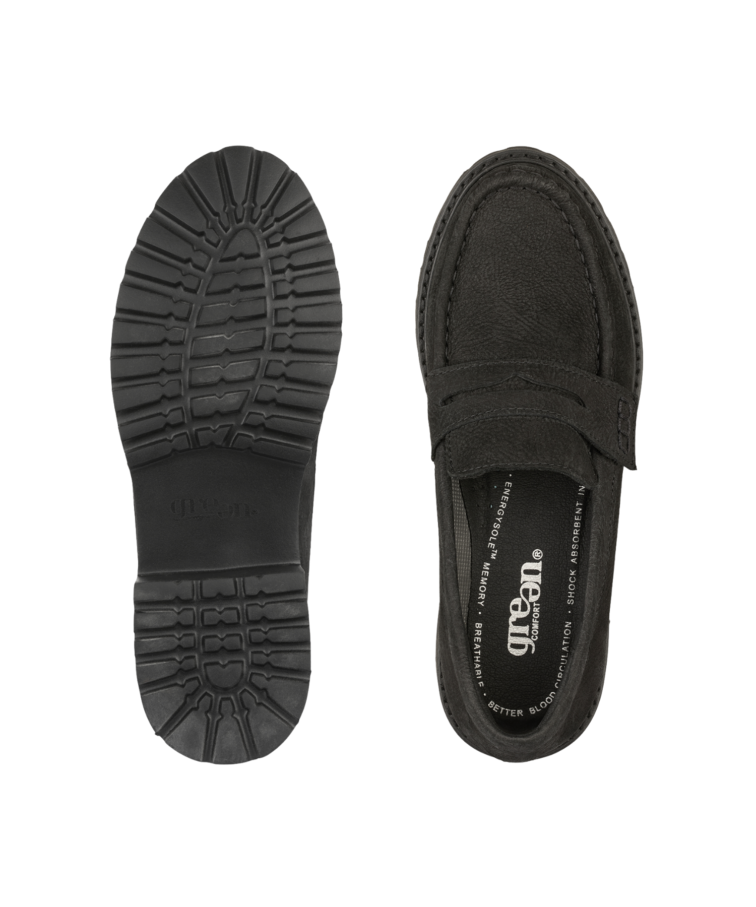 Green Comfort - Dame loafers