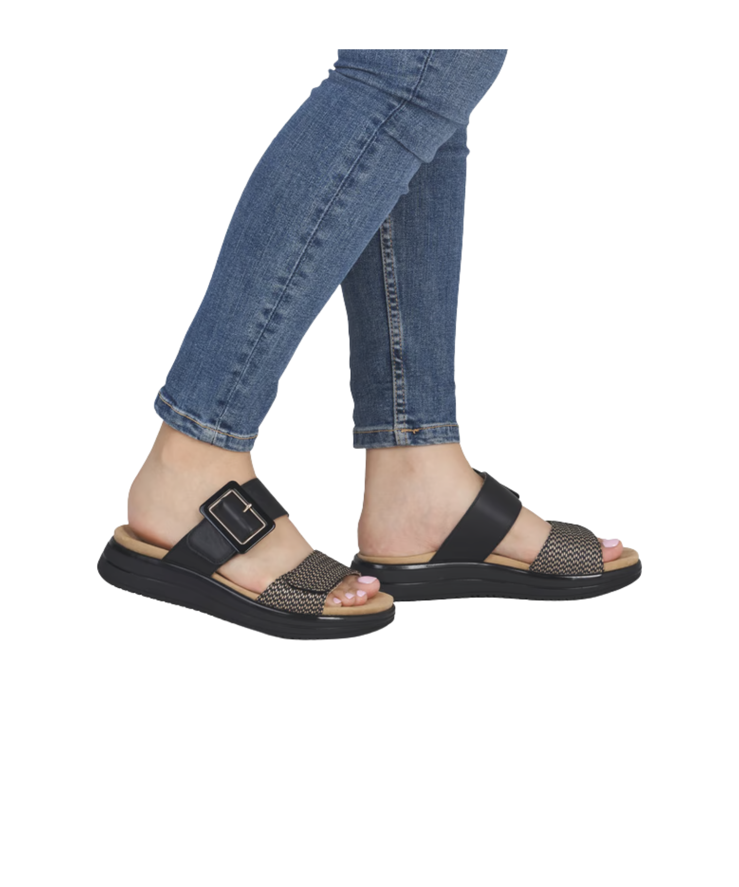 Remonte - Sort dame sandal