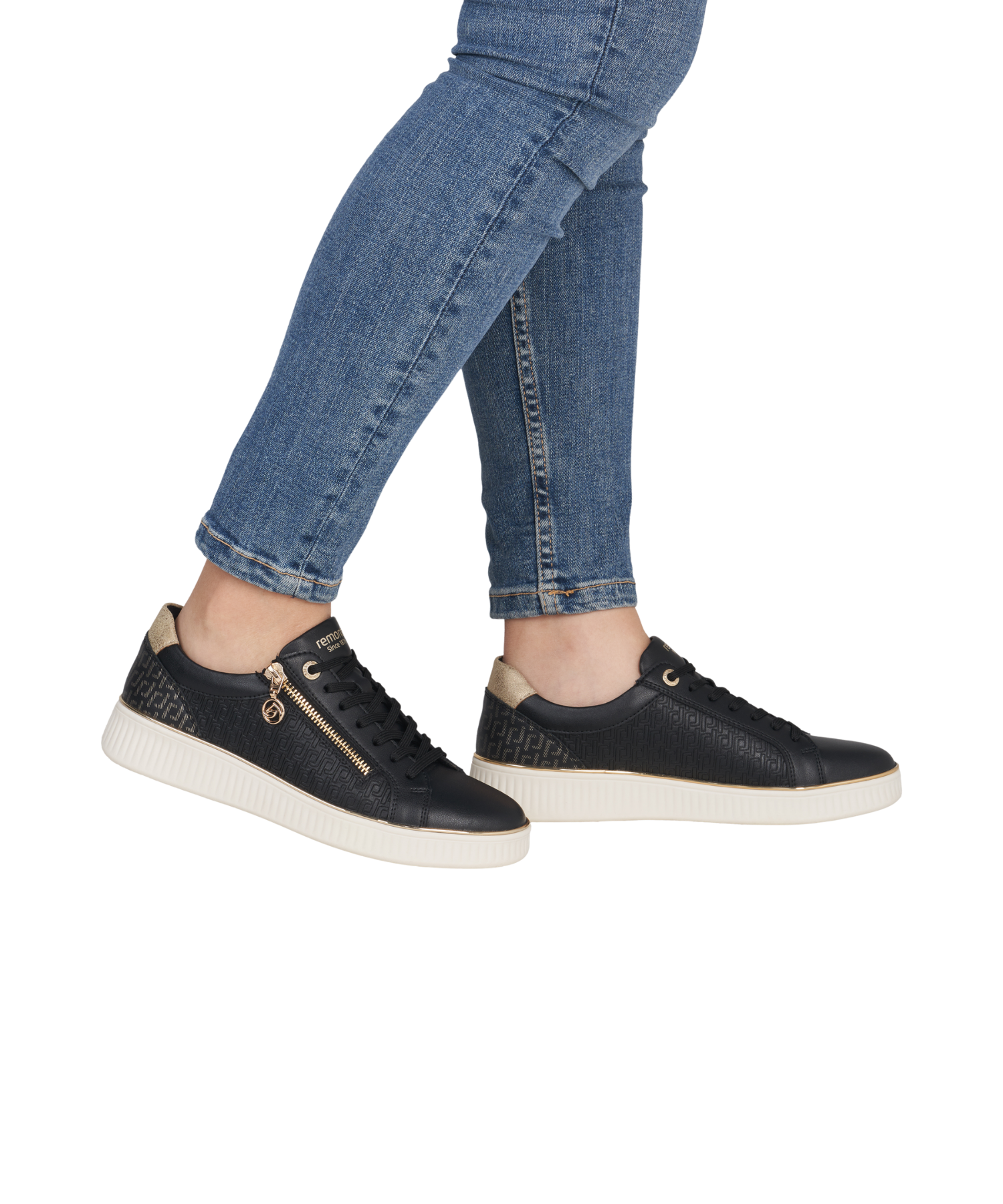 Remonte - Sort dame sneakers