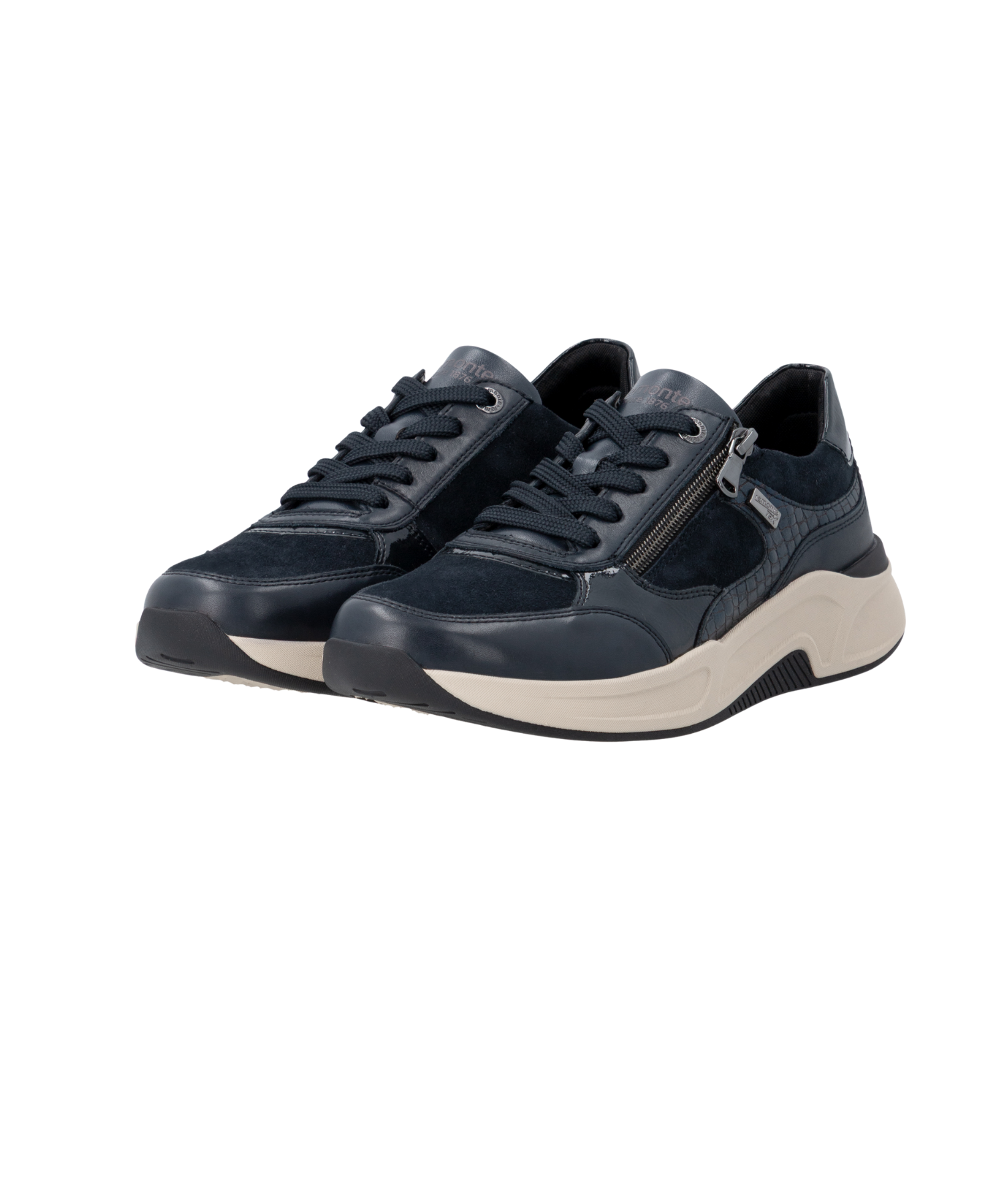 Remonte - Blå dame sneakers med tex membran