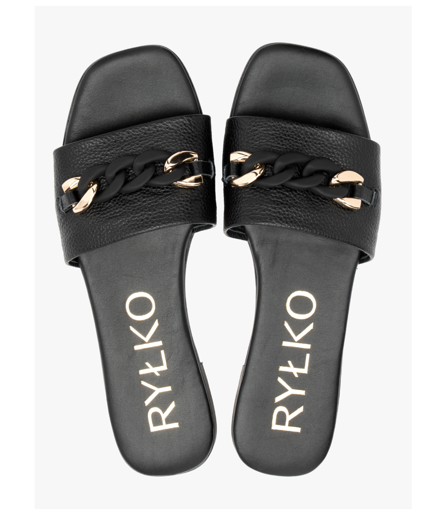 Rylko - Sort slip in sandal