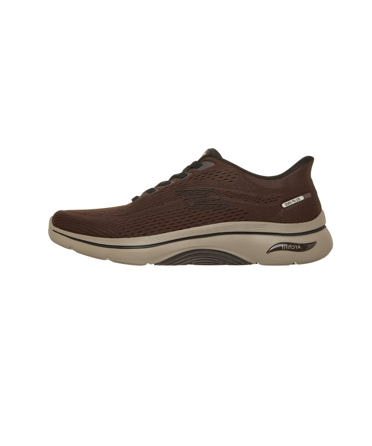 Skechers - Brun herresneakers med arch fit