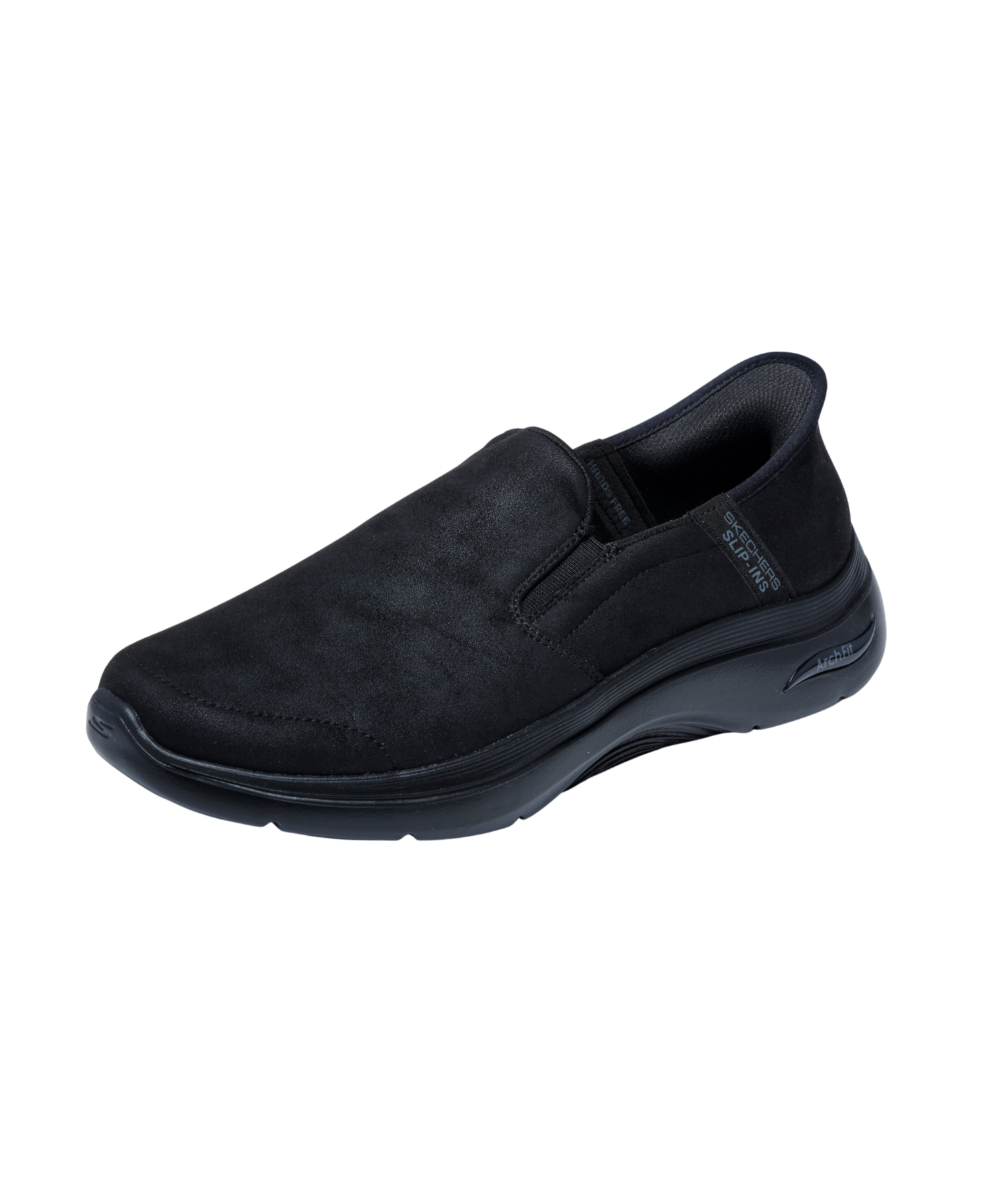 Skechers - Sort slip in sneakers herre