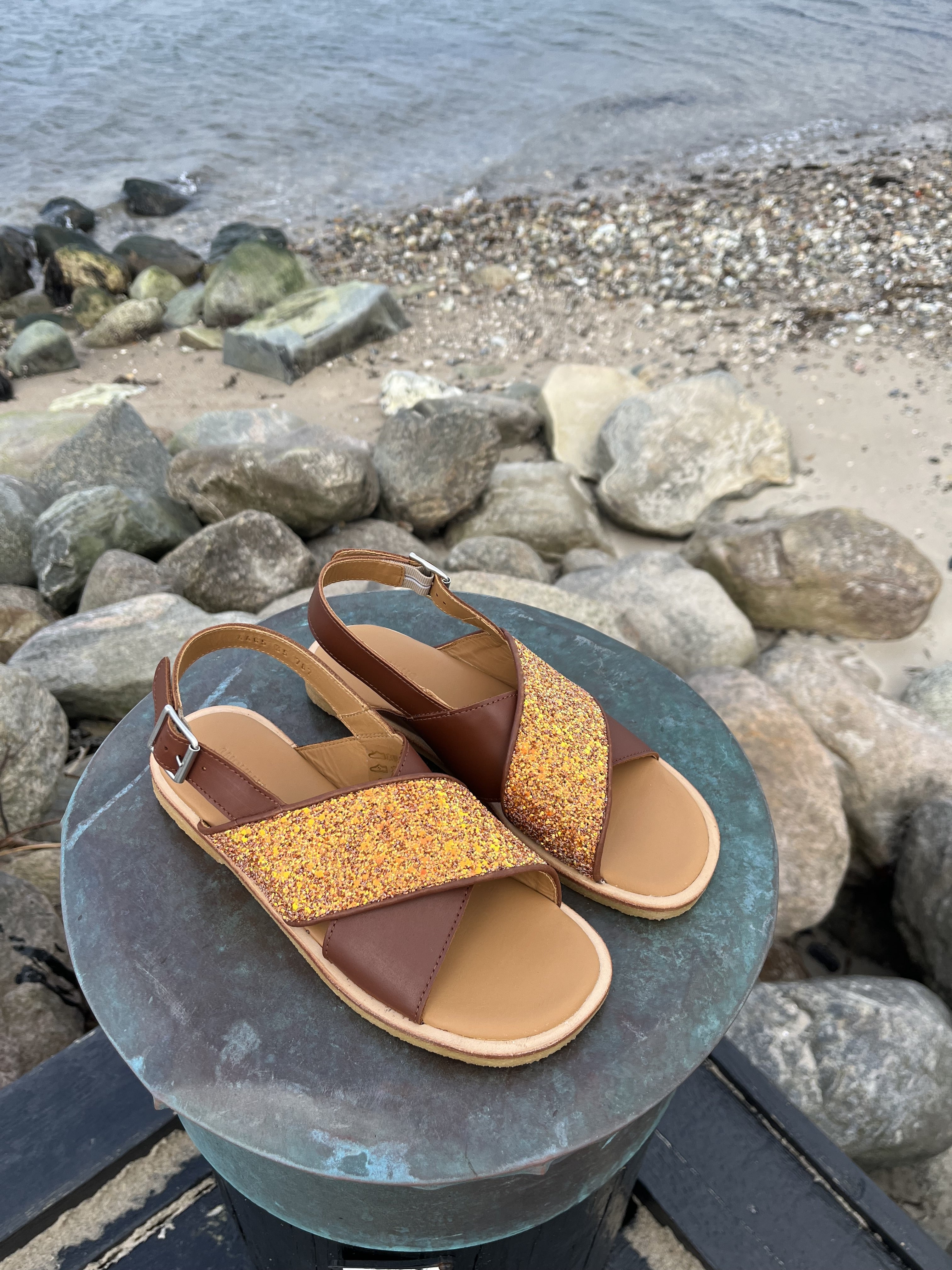 Angulus - Glitter sandal