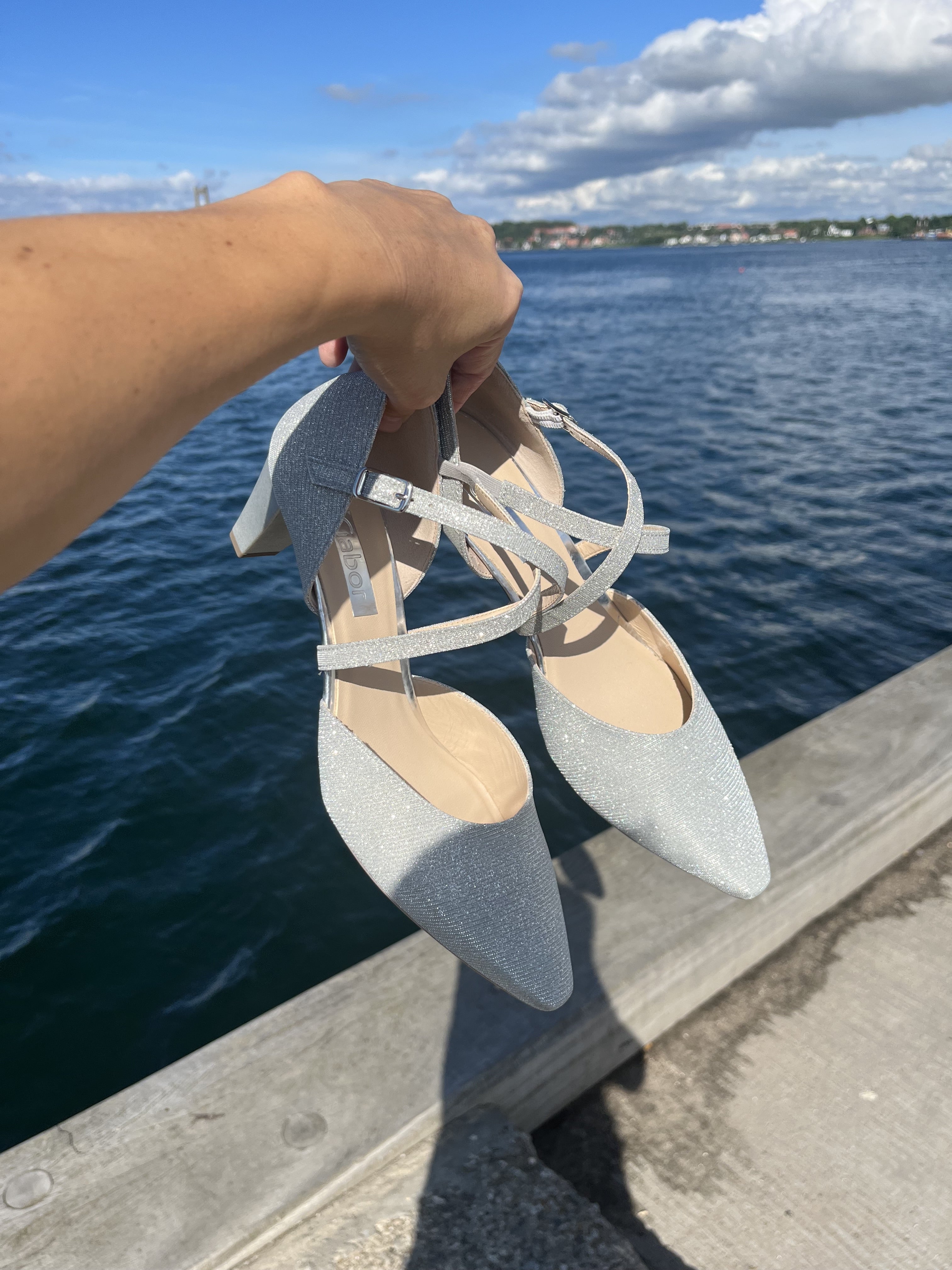 Gabor - Sølv Pumps