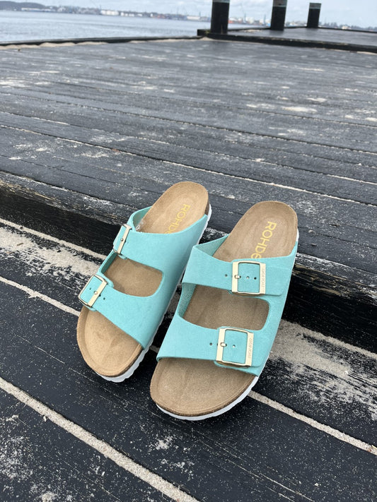 Rohde - Turkis farvet sandal