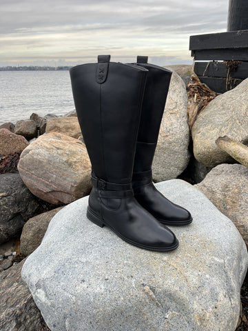 Tamaris Comfort - Sort lang støvle (Vidde H)