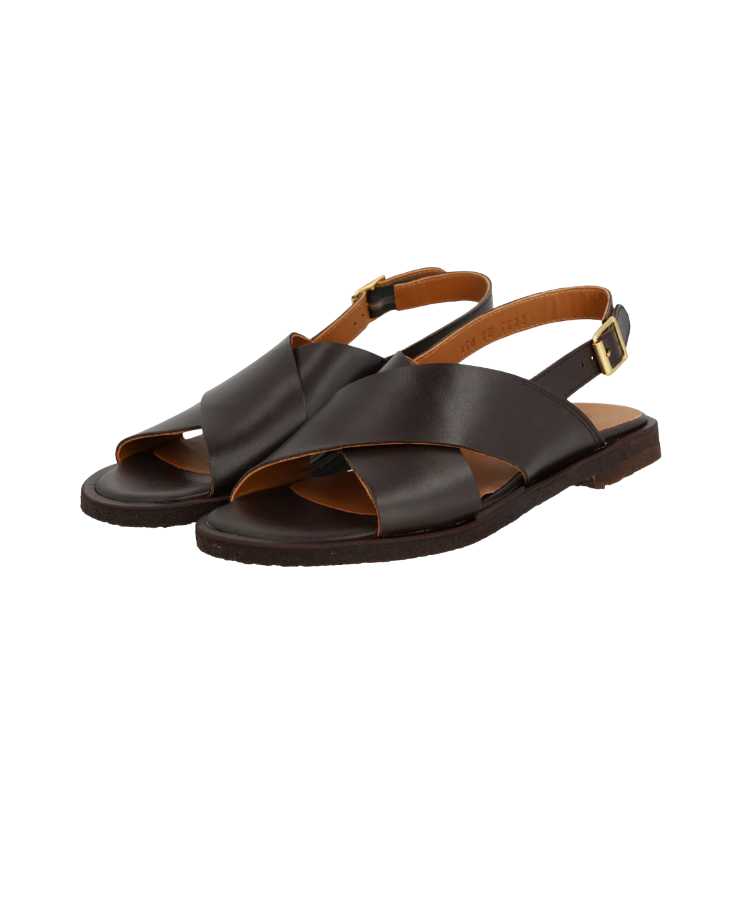 Angulus - Dark Brown Damesandal