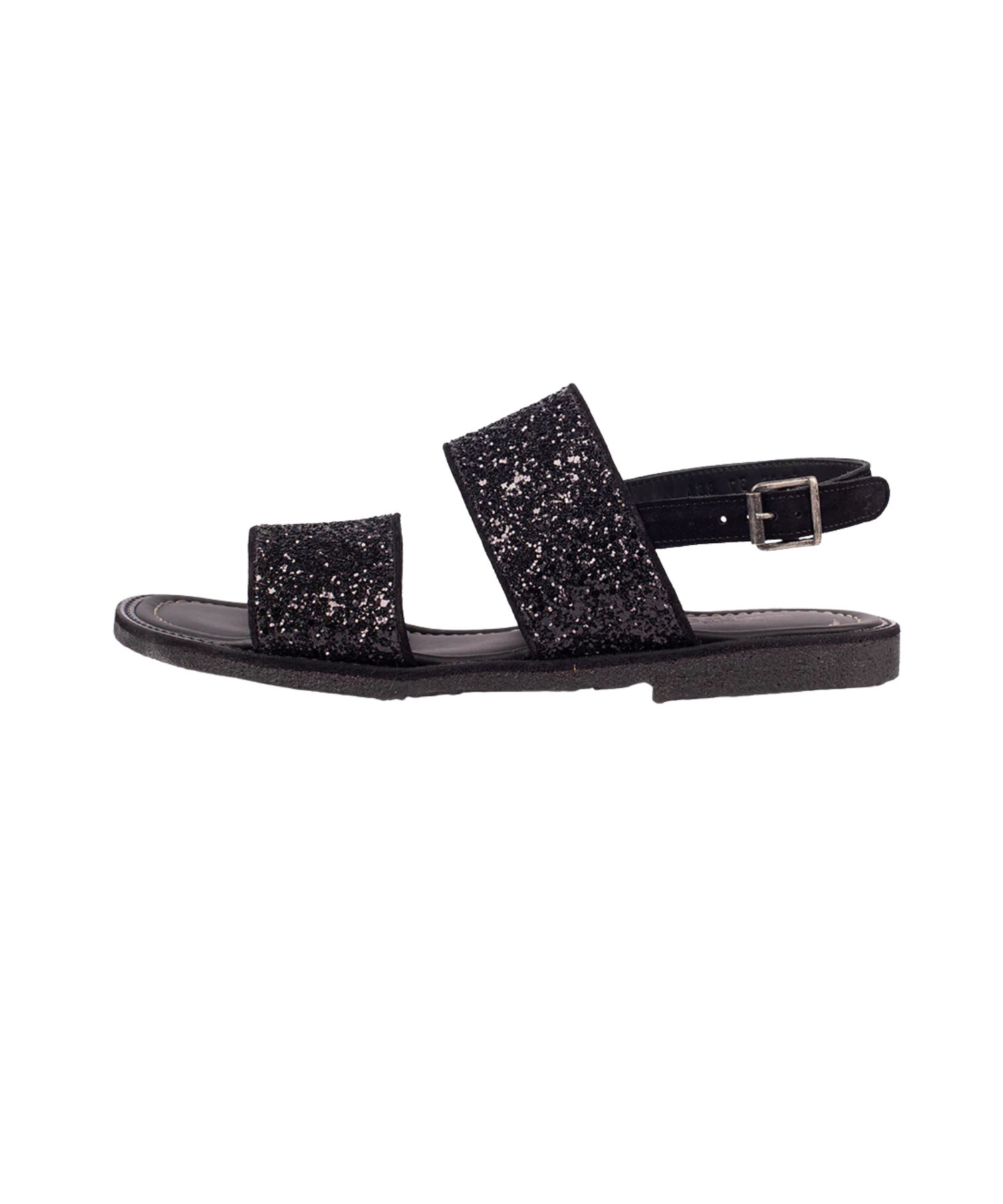 Angulus - Sort glimmer sandal