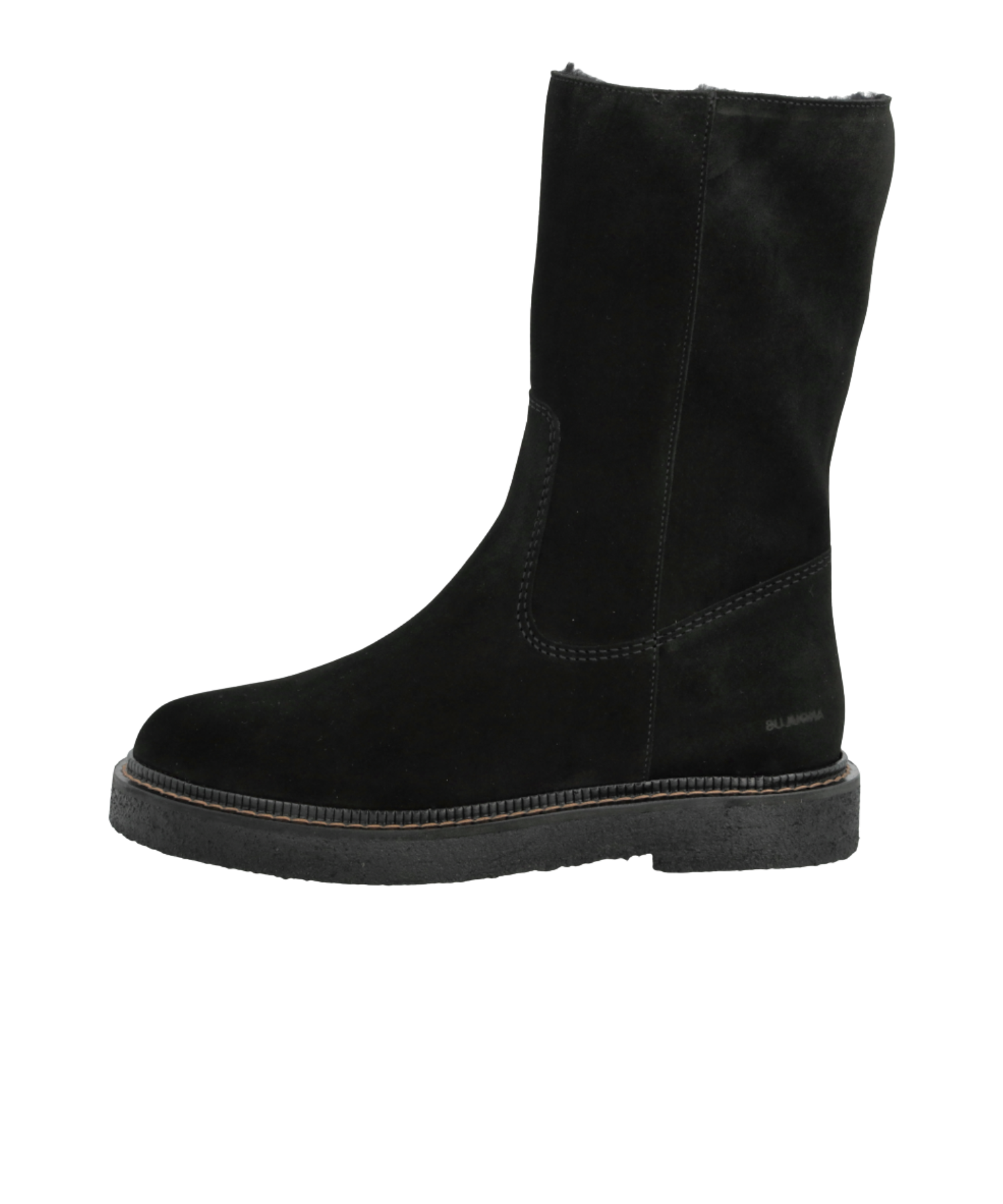 Angulus - Sort damestøvle med uldfoer (PRE-ORDER) LEVERES I UGE 43-44