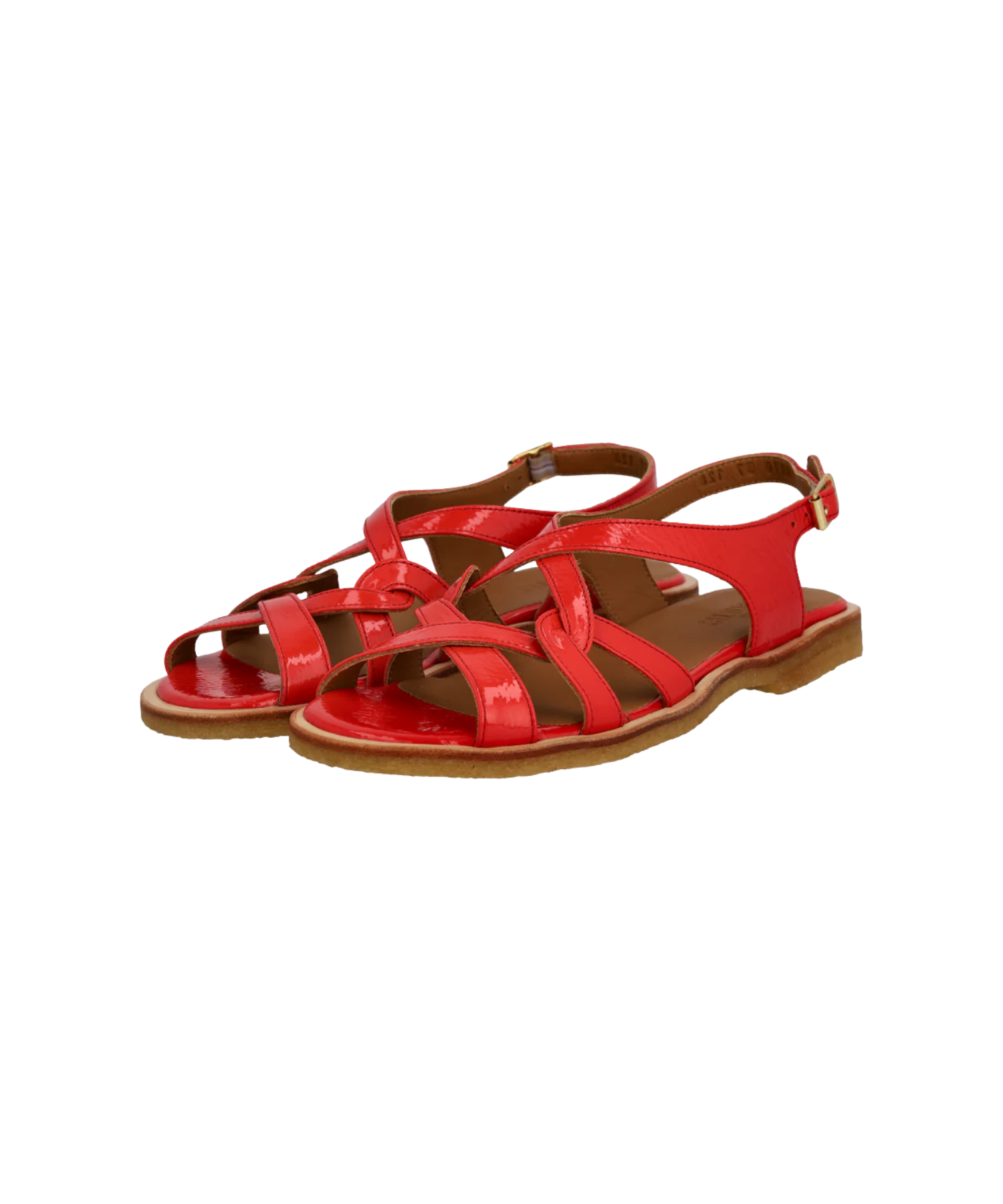 Angulus - Dame rød lak sandal