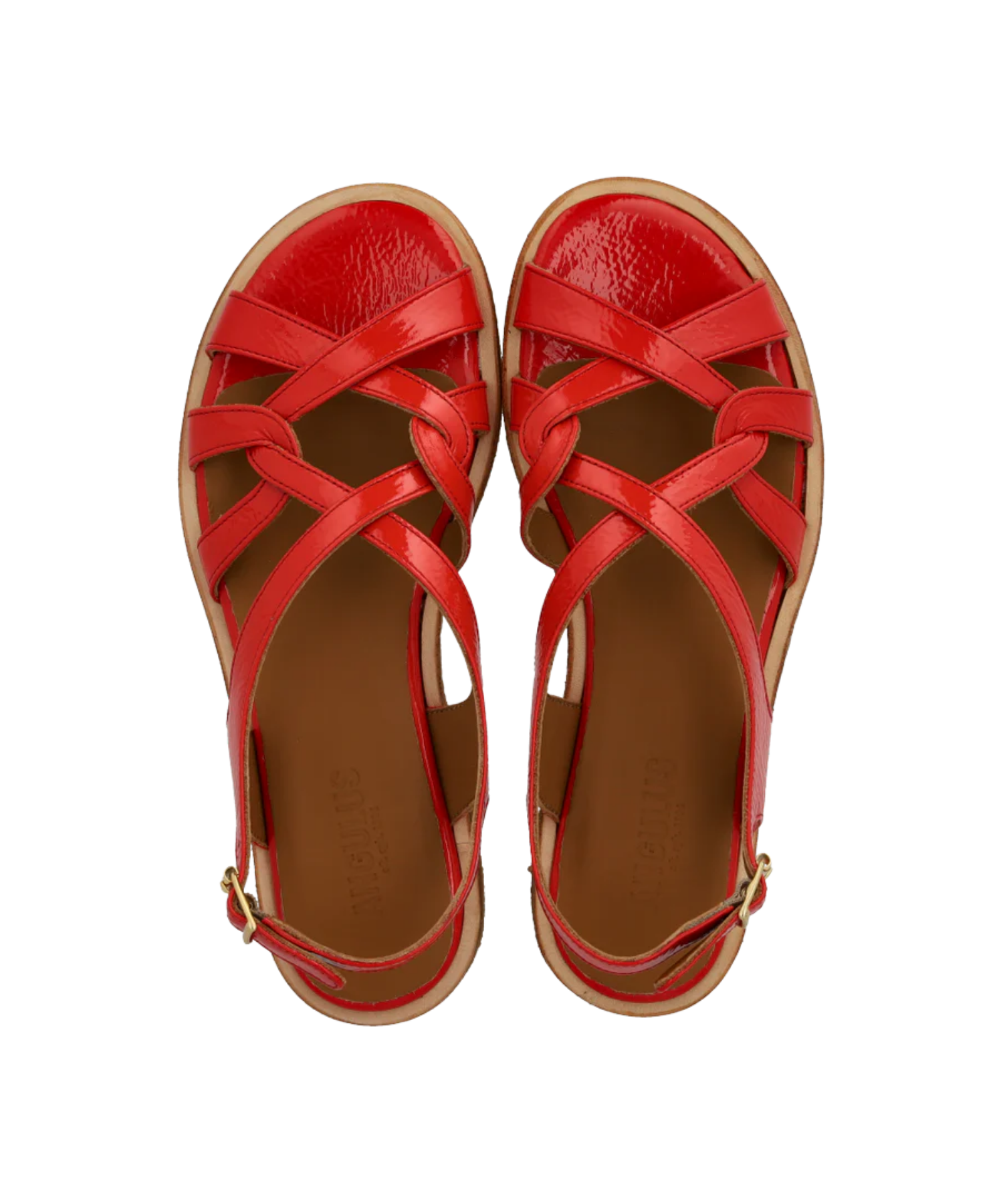 Angulus - Dame rød lak sandal