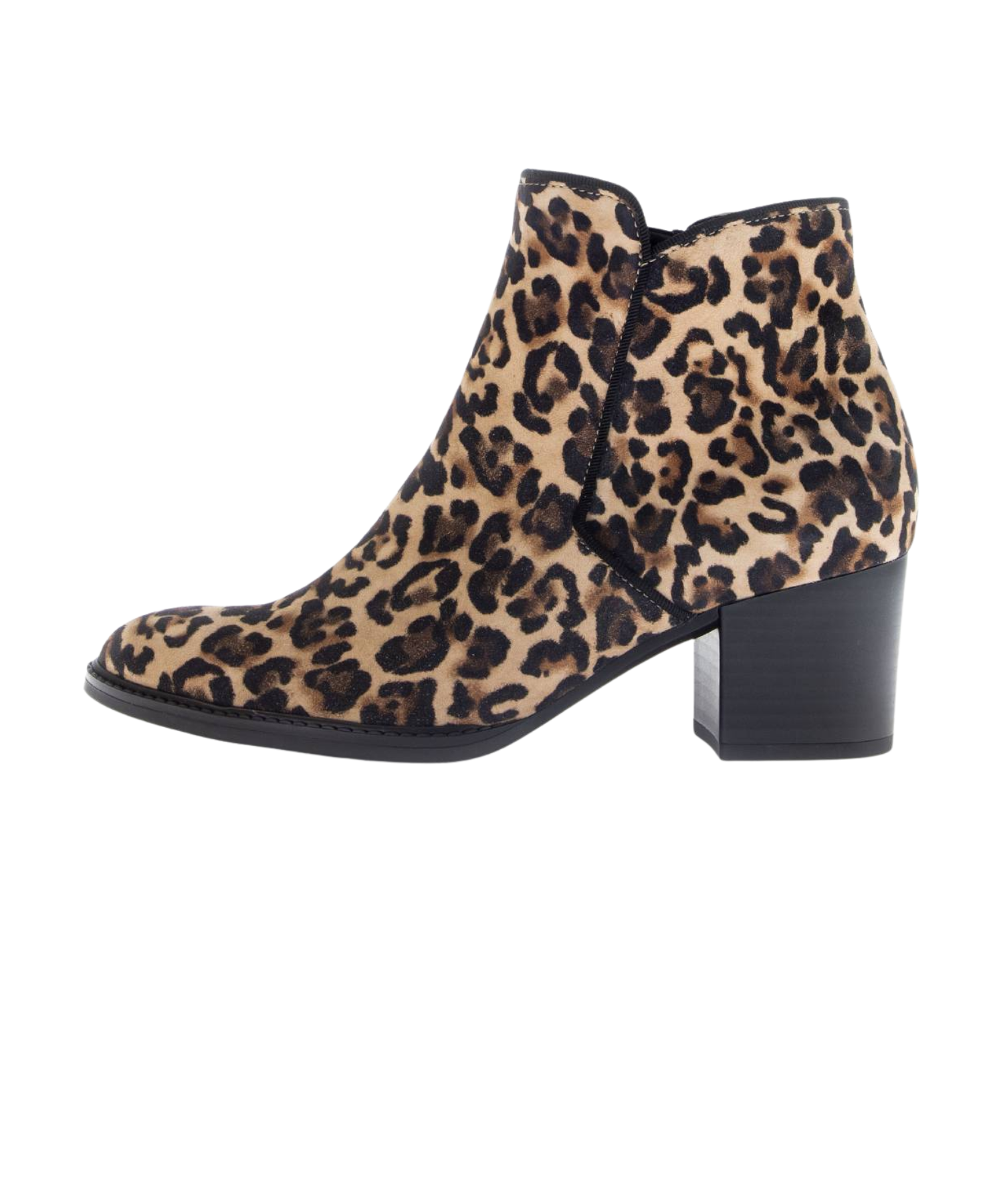 Gabor - Kort damestøvle med leopard i Vidde G