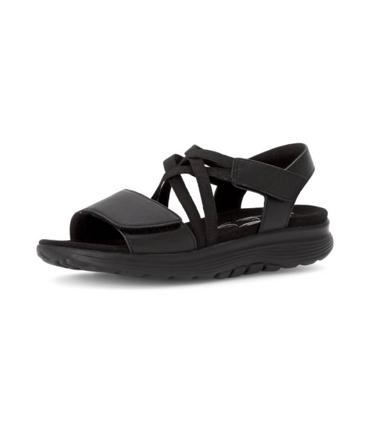 Gabor Rollingsoft - Sort damesandal