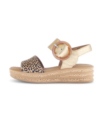 Gabor - Sandal med leopard