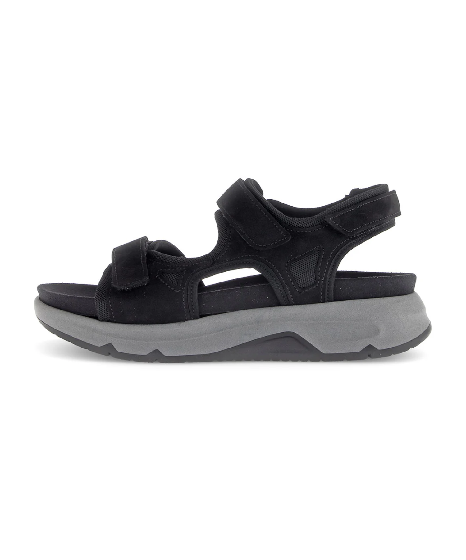 Gabor Rollingsoft - Sort damesandal