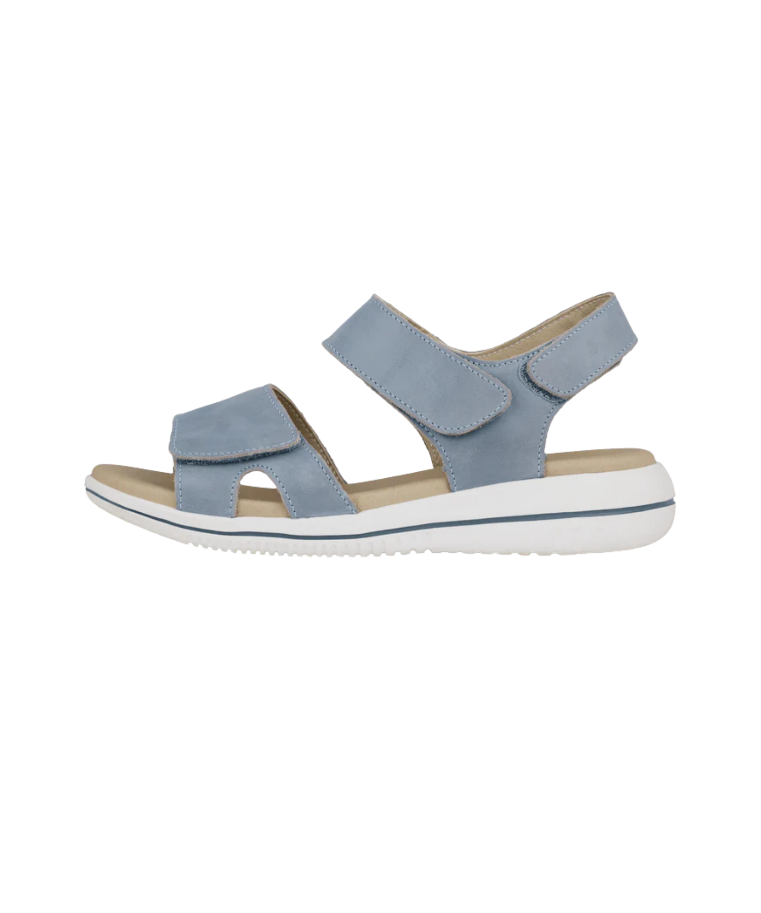 Green Comfort - Leaf damesandal lyseblå