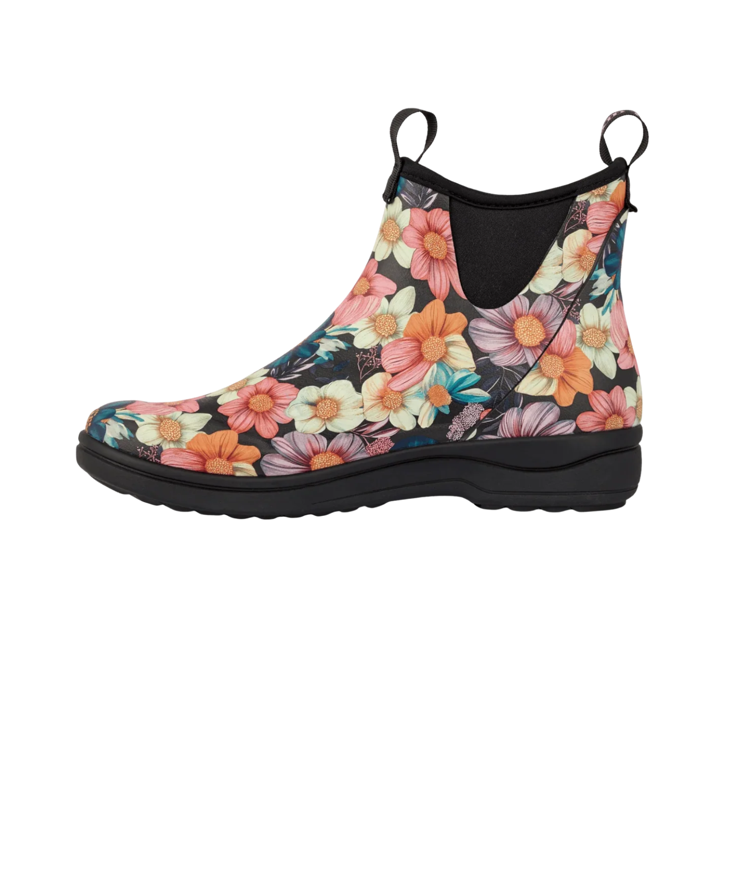 Green Comfort - Blomstret gummistøvle dame