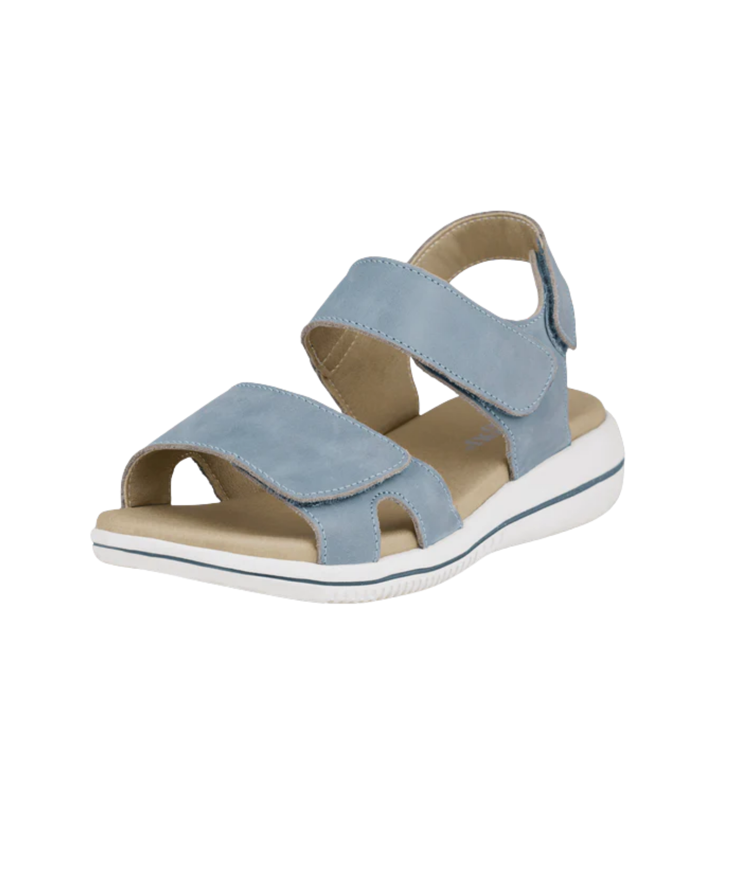 Green Comfort - Leaf damesandal lyseblå