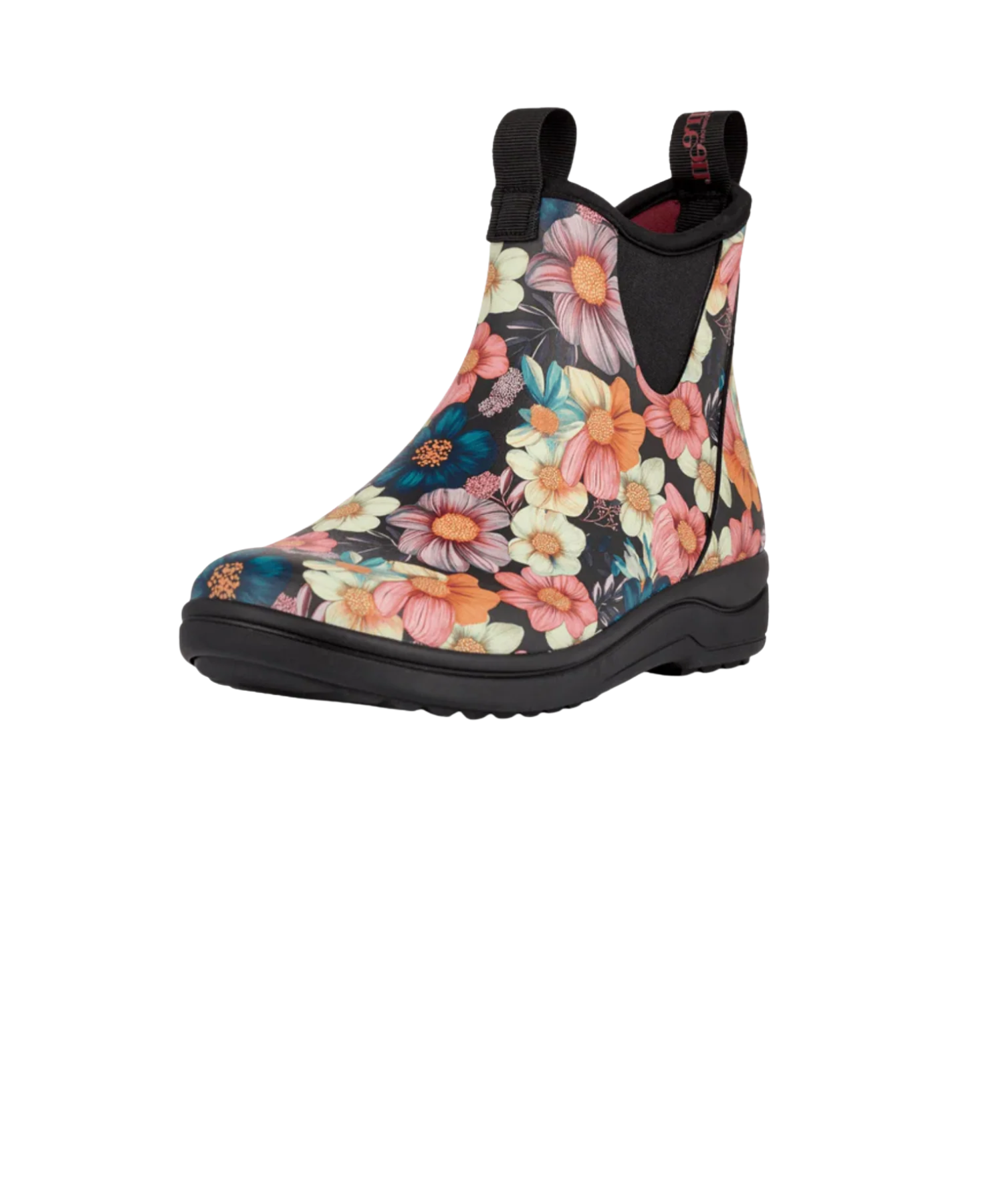 Green Comfort - Blomstret gummistøvle dame
