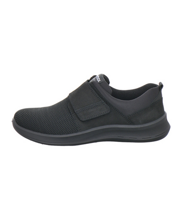 Jomos - Sort tekstil/læder sneakers
