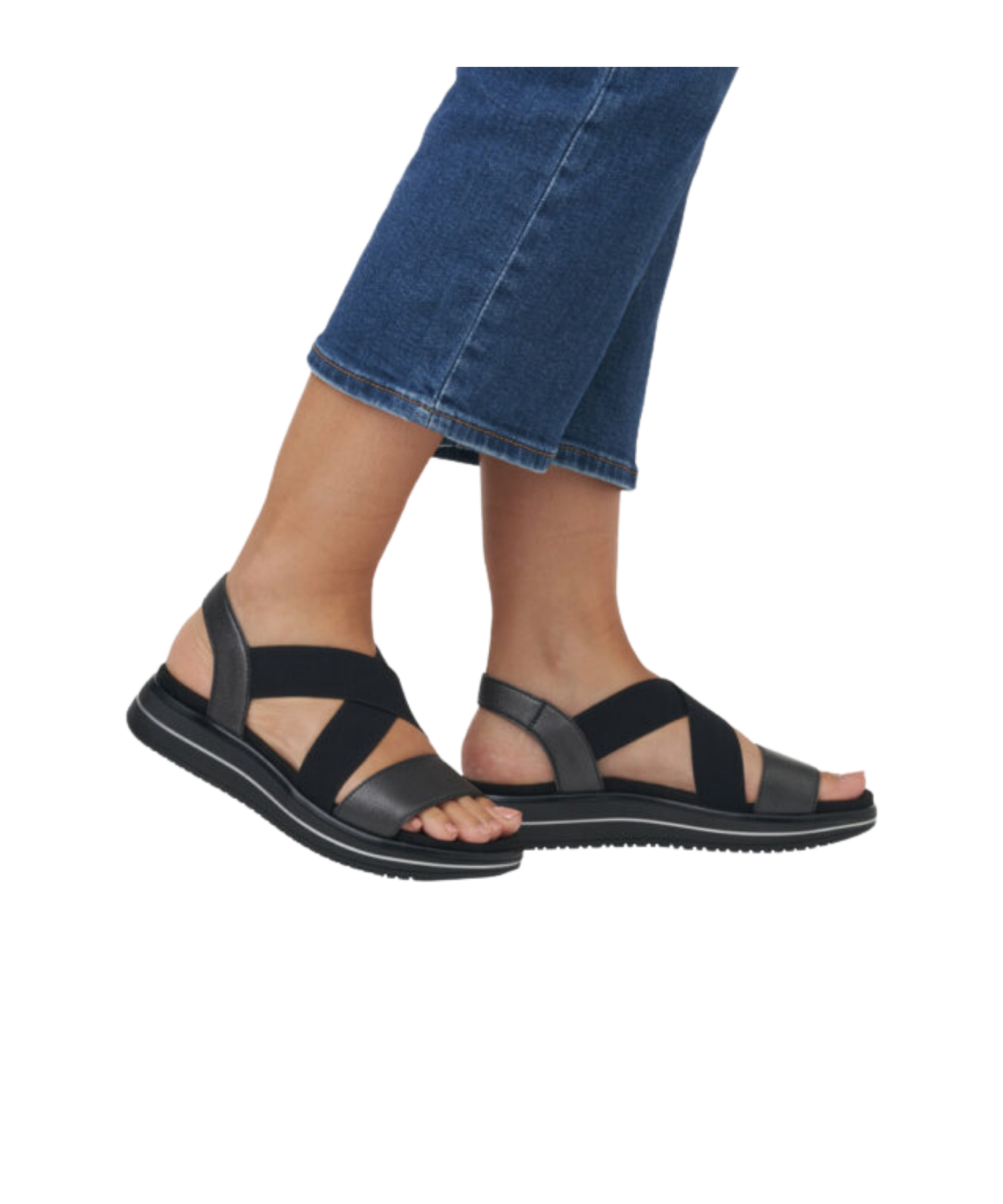 Remonte - Sort dame sandal
