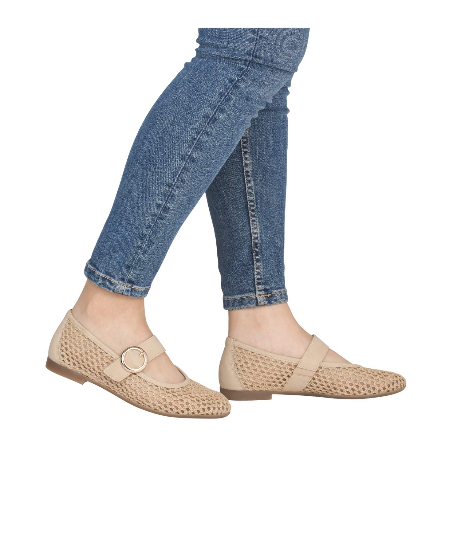 Remonte - Dame Ballerina lys brun