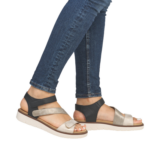 Remonte - Sandal med velcro remme