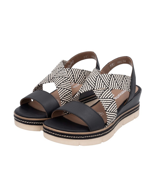 Remonte - Sort sandal