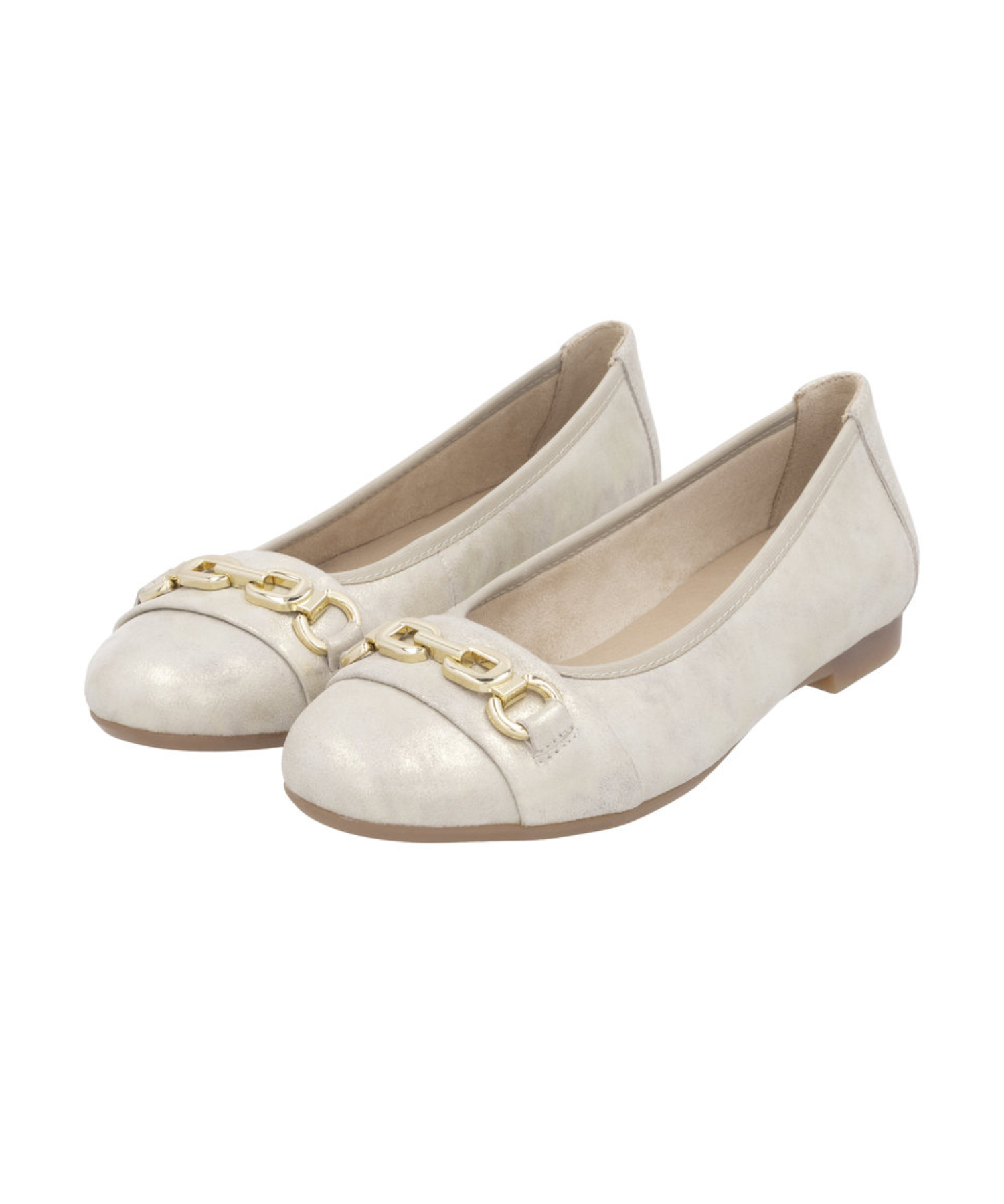 Remonte - Lys guld ballerina