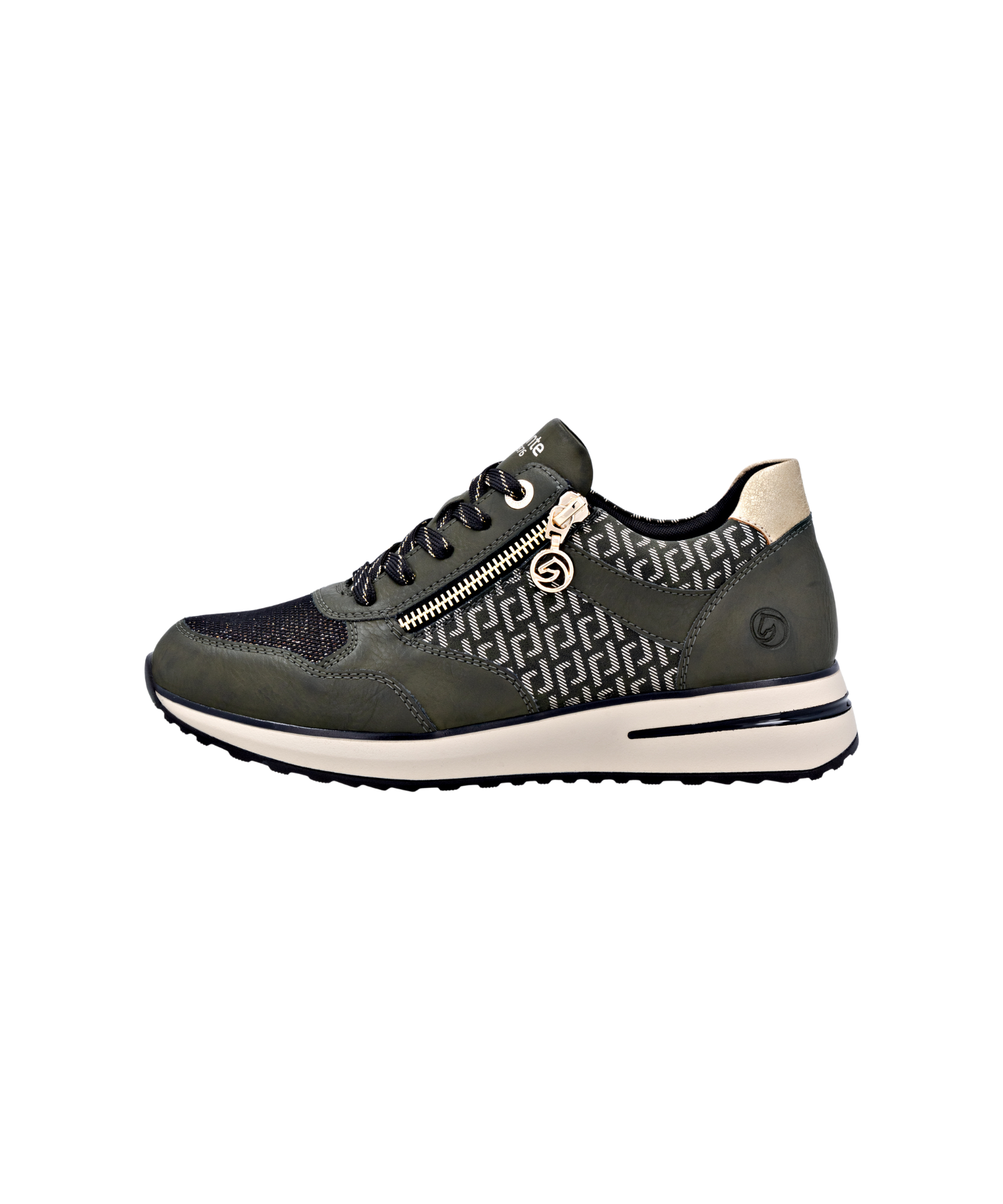 Remonte - Dame sneakers med glimmer