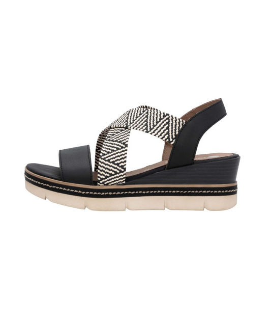Remonte - Sort sandal
