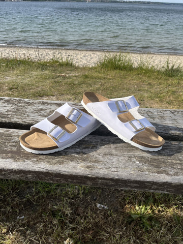 Rohde - Hvid lak sandal