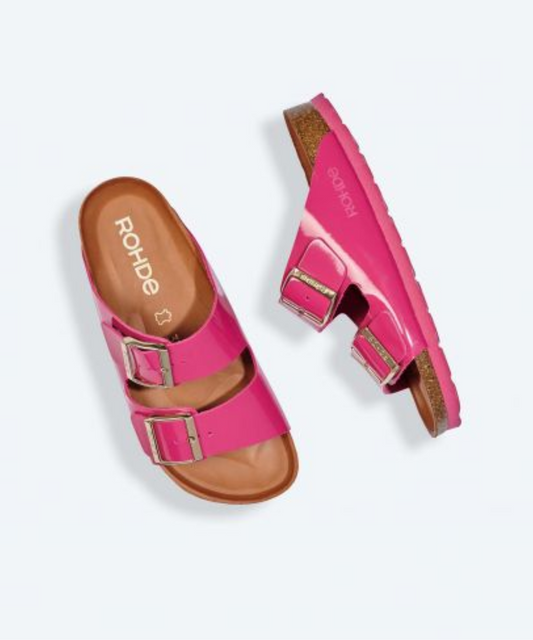 Rohde - Pink lak damesandal