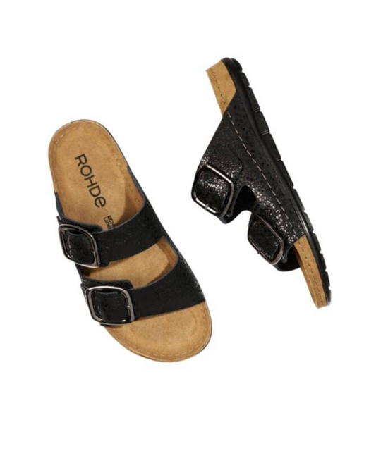 Rohde - Sort damesandal