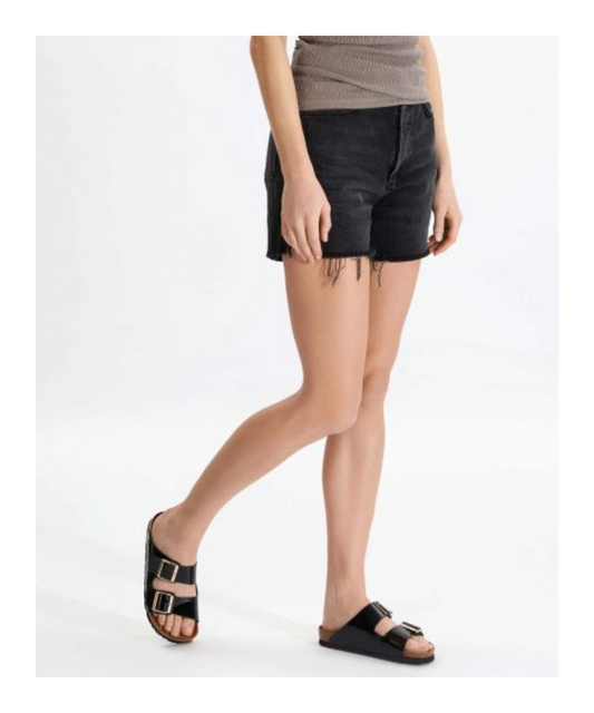 Rohde - dame sandal i sort lak.