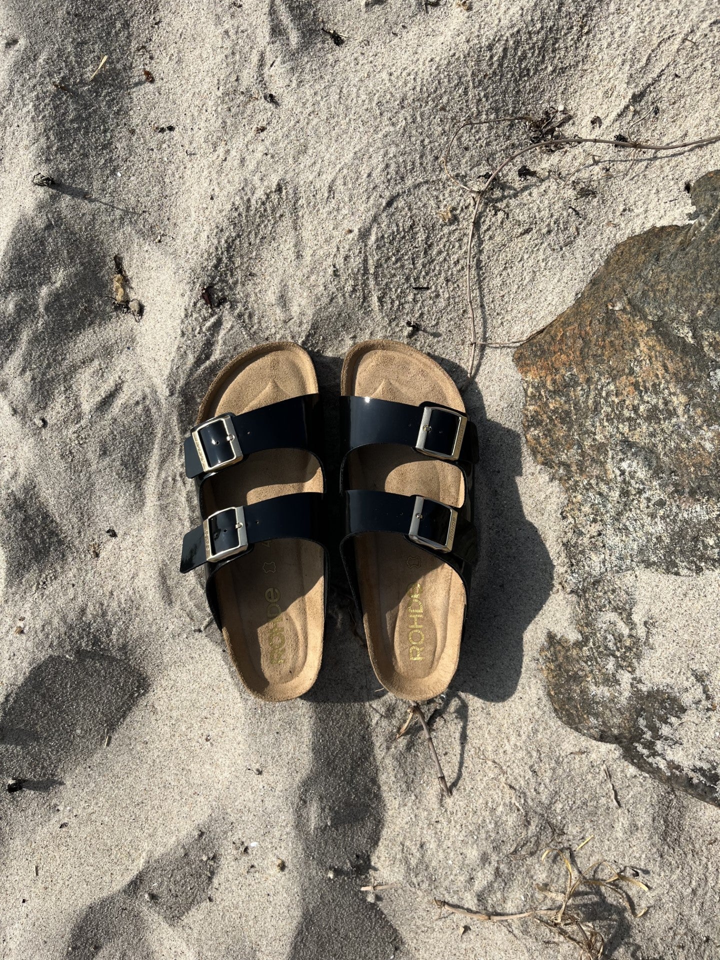 Rohde - Sort lak sandal