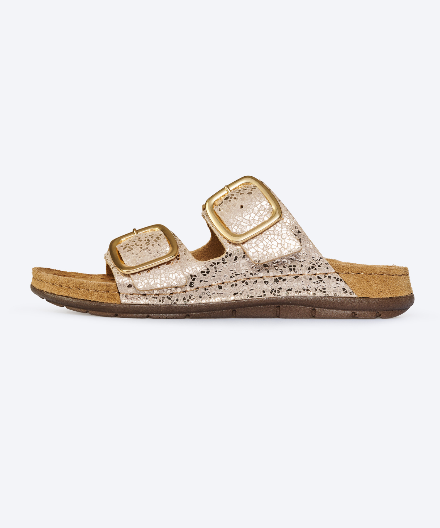 Rohde - Damesandal guldglitter
