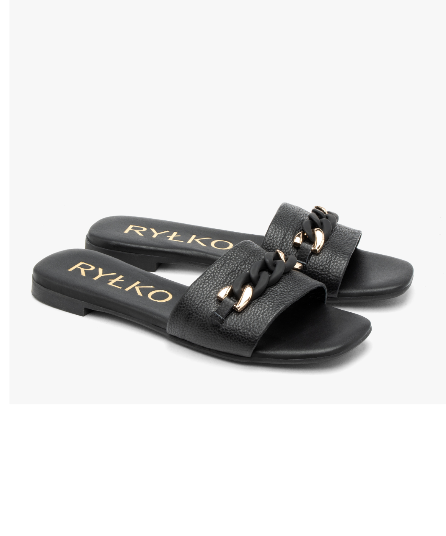 Rylko - Sort slip in sandal