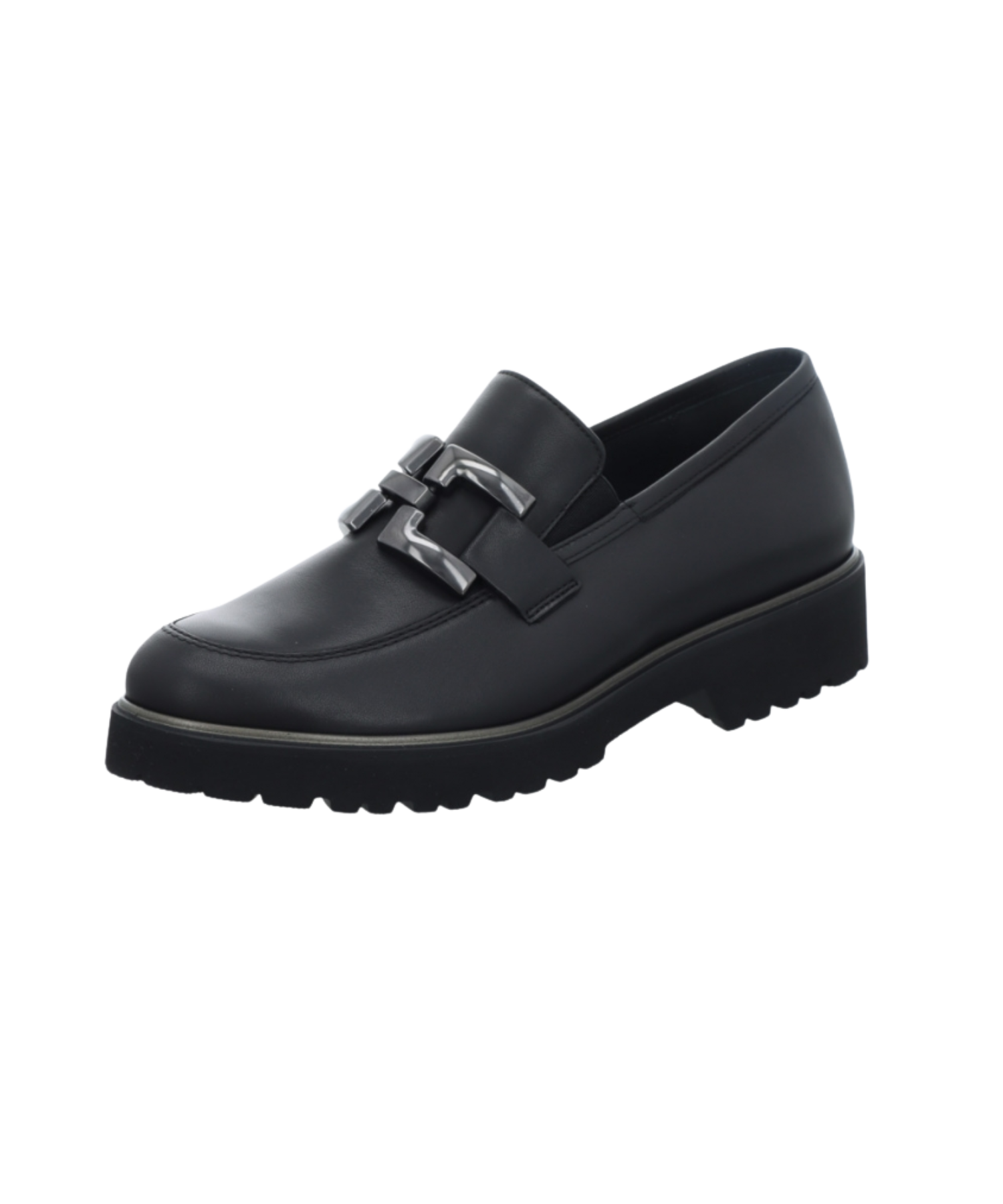 Semler - Sort dame sneakers i ekstra vidde